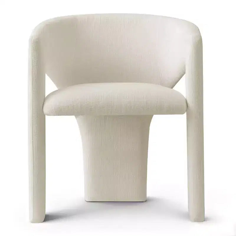 Petit ensemble de salle à manger pour 2 personnes, chaises rembourrées beiges, table à manger ronde sur pied, meubles de cuisine modernes et compacts - Panipeachy