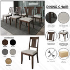 Ensemble de salle à manger classique 7 pièces en bois CraftPorch