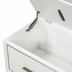 Banc à chaussures avec coussin amovible et rangement dissimulé pour l'entrée et le salon