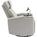 Fauteuil inclinable motorisé de cinéma maison multifonctionnel pivotant à 270°