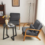 Fauteuil d'appoint rembourré Mid-Century Modern