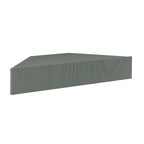 Meuble TV d'angle flottant 47", 3 étagères, style transitoire, fixation murale peu encombrante