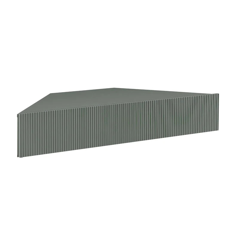 Meuble TV d'angle flottant 47", 3 étagères, style transitoire, fixation murale peu encombrante