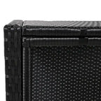 Canapé d'angle d'extérieur en rotin pour spa, forme quadrilatérale