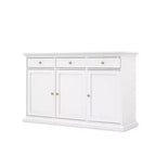 Tvilum, Buffet 3 portes et 3 tiroirs, Blanc