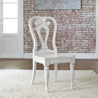 Chaise d'appoint à dossier droit Splat de Magnolia Manor (lot de 2)