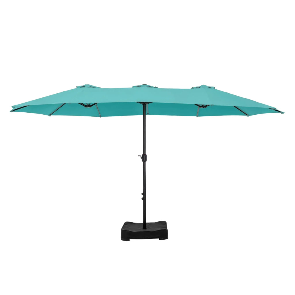 MAISON ARTS Grand Parasol Double Face de 4,5 m avec Base Incluse pour Patio