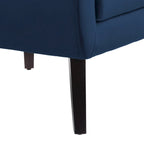 Lot de 2 fauteuils de salon en velours avec accoudoirs