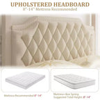 Cadre de lit à baldaquin Queen Size avec 4 poteaux, supports d'angle, sommier à lattes en bois massif, pas besoin de sommier tapissier, sans bruit