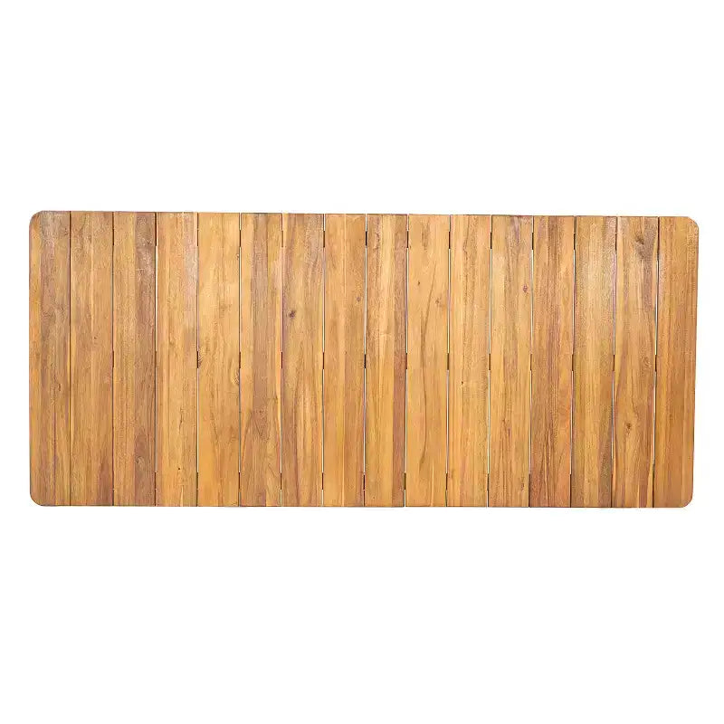 Ensemble de salle à manger d'extérieur rustique Christopher Knight Home Irene 9 pièces en bois d'acacia avec chaises à dossier incurvé et coussins