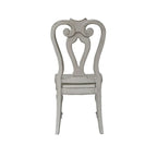 Chaise d'appoint à dossier droit Splat de Magnolia Manor (lot de 2)