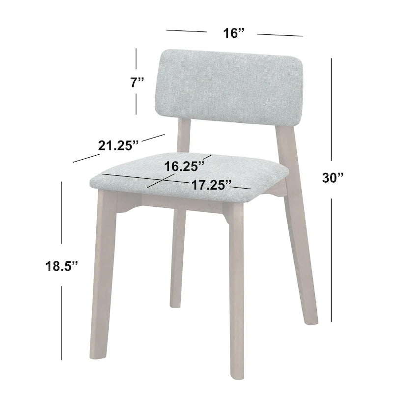 Ensemble de salle à manger 4 pièces en bois massif Nettie de Simple Living