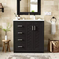 Meuble-lavabo simple de 76 cm avec armoire et 3 tiroirs – Noir / Bleu / Vert / Indigo / Blanc