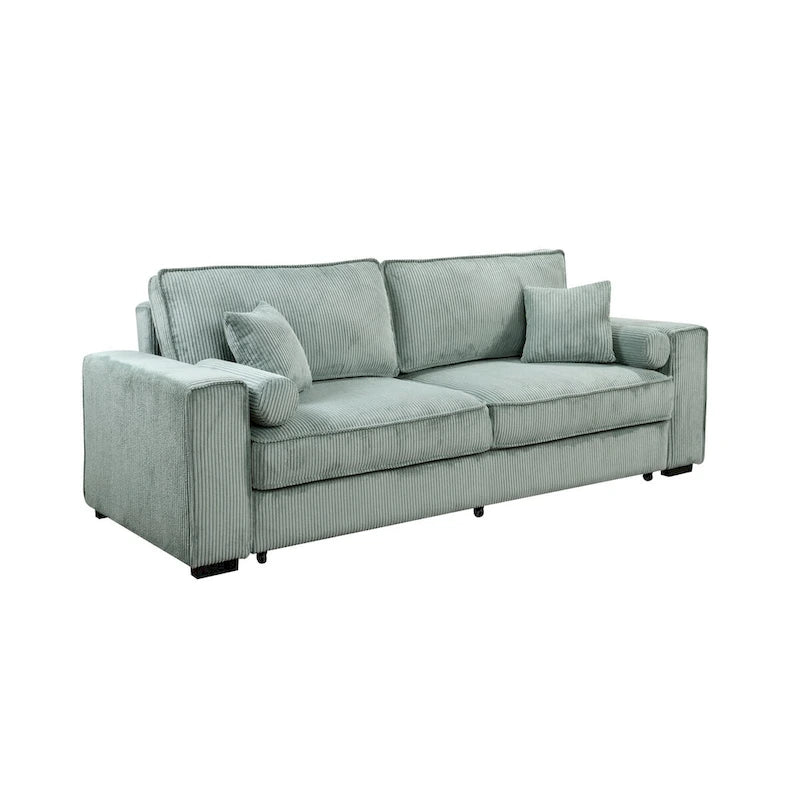 Roomfitters Grand canapé-lit avec rangement, mobilier de canapé moderne à 3 places, canapé rembourré pour petits espaces