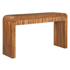 Console rustique Whisen Table d'entrée Table d'appoint avec tiroir à façade cannelée