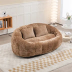 Fauteuil poire paresseux en chenille