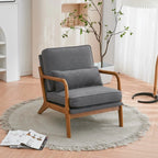 Fauteuil d'appoint rembourré Mid-Century Modern