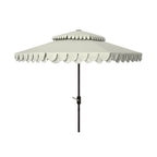 Parasol déporté double toit 274 cm avec cantonnière Kjerstin SAFAVIEH Outdoor