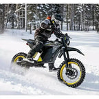 ECOLEAP Moto électrique tout-terrain 3500 W pour adolescents et adultes, 60 km/h, batterie 48 V 21 Ah, autonomie jusqu'à 88 km, 180 kg, 13 ans et plus