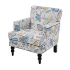 Fauteuil club contemporain Harrison Christopher Knight Home en tissu avec garniture cloutée
