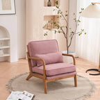 Fauteuil d'appoint rembourré Mid-Century Modern