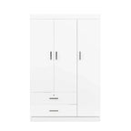 Armoire 3 portes avec 2 tiroirs