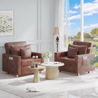 Fauteuil convertible 3-en-1, plusieurs coloris, une place