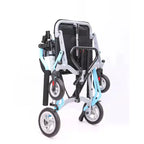 Fauteuil roulant de transport ultra-léger pour personnes âgées, fauteuil de transport pliable et portable, avec frein à main verrouillable et accoudoirs escamotables amovibles