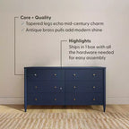 Commode 6 tiroirs Harbor