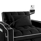 Fauteuil-lit convertible réglable, lit d'appoint escamotable