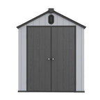 Abri de jardin en résine toutes saisons avec plancher, 1,8 m x 1,2 m/1,8 m x 2,4 m/2,4 m x 1,8 m/2,4 m x 3 m, Spire Tool Shed