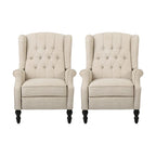 Fauteuils inclinables en tissu touffeté Walter (lot de 2) par Christopher Knight Home