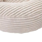 Canapé poire pour adultes et enfants, grand fauteuil poire en velours côtelé avec 3 oreillers et accoudoirs pour salon et chambre à coucher