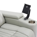 Fauteuil inclinable motorisé de cinéma maison multifonctionnel pivotant à 270°