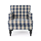 Fauteuil club contemporain Harrison Christopher Knight Home en tissu avec garniture cloutée