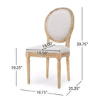 Lot de 2 chaises de salle à manger Phinnaeus - Christopher Knight Home