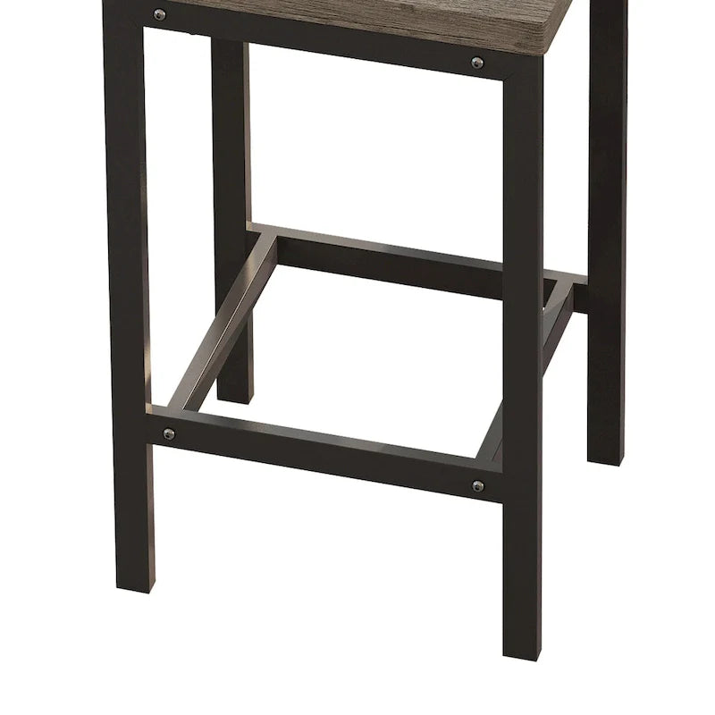 Ensemble table de bar et 3 tabourets