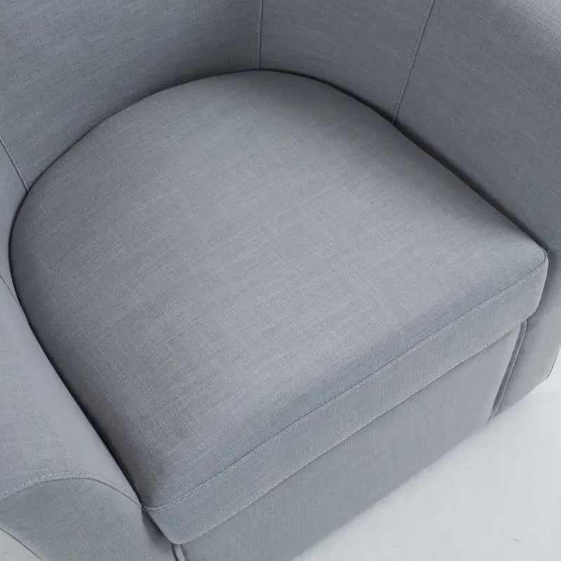 Lot de 2 fauteuils pivotants modernes avec accoudoirs pour salon