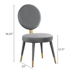Ensemble de table et de chaises de salle à manger rondes Morden Fort Modern Luxury 5 pièces