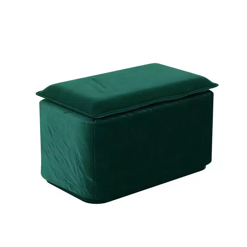 Canapé-lit gigogne 3-en-1 King Size Whisen Velvet et canapé convertible avec pouf mobile, design capitonné