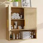 Armoire murale de salle de bain - Armoire à pharmacie avec portes coulissantes et étagère réglable - Armoire murale de 25x23,6x9 pouces