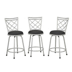 Tabourets Alyssa à hauteur réglable et pivotants Simple Living (lot de 3)