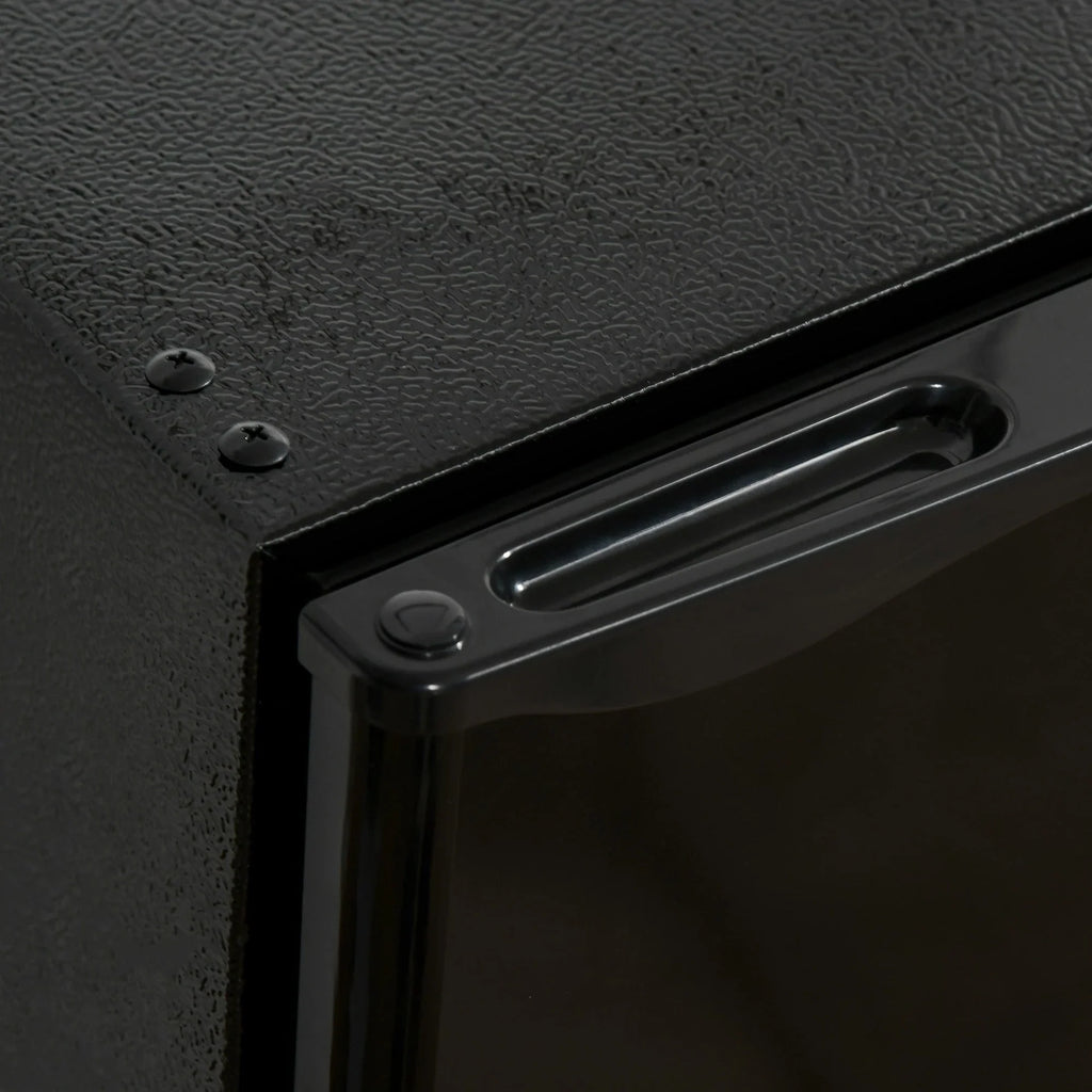 HOMCOM Mini-réfrigérateur de 90,6 L avec congélateur, Réfrigérateur compact à porte unique avec thermostat réglable pour chambre