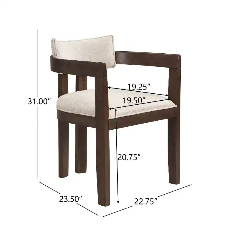 Ensemble de salle à manger rond moderne 5 pièces Christopher Knight Home Shankar avec chaises rembourrées en bois d'hévéa