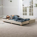 Lit de repos / Lit pliant grand format (Queen-Size) - Microvelours