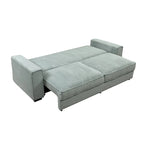 Roomfitters Grand canapé-lit avec rangement, mobilier de canapé moderne à 3 places, canapé rembourré pour petits espaces