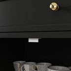Buffet bahut 150 cm blanc laqué moderne contemporain du milieu du siècle
