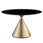 Ensemble de table et de chaises de salle à manger rondes Morden Fort Modern Luxury 5 pièces