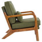Fauteuil d'appoint rembourré Mid-Century Modern