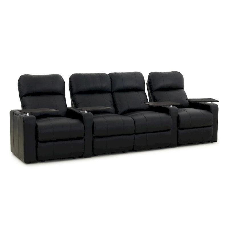 Ensemble de sièges de cinéma maison en cuir Octane Turbo XL700 (rangée de 4)
